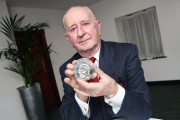 Pádraig Ó Mathúna with Seán Ó Riada medal