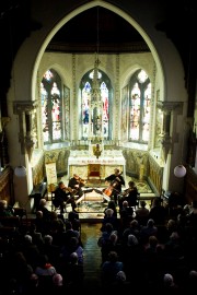 RTÉ Vanbrugh Quartet perform at Féile na Bealtaine 2012 in An Daingean/Dingle