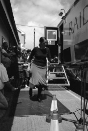 Step Dancer outside RnaG Ródaí at Willie Clancy