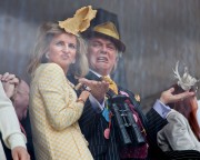 Victoria and Alistair at the races