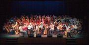 The orchestra at Meitheal traditional summer school, Limerick, 2013