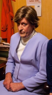 Barry Murphy as Angela Merkel