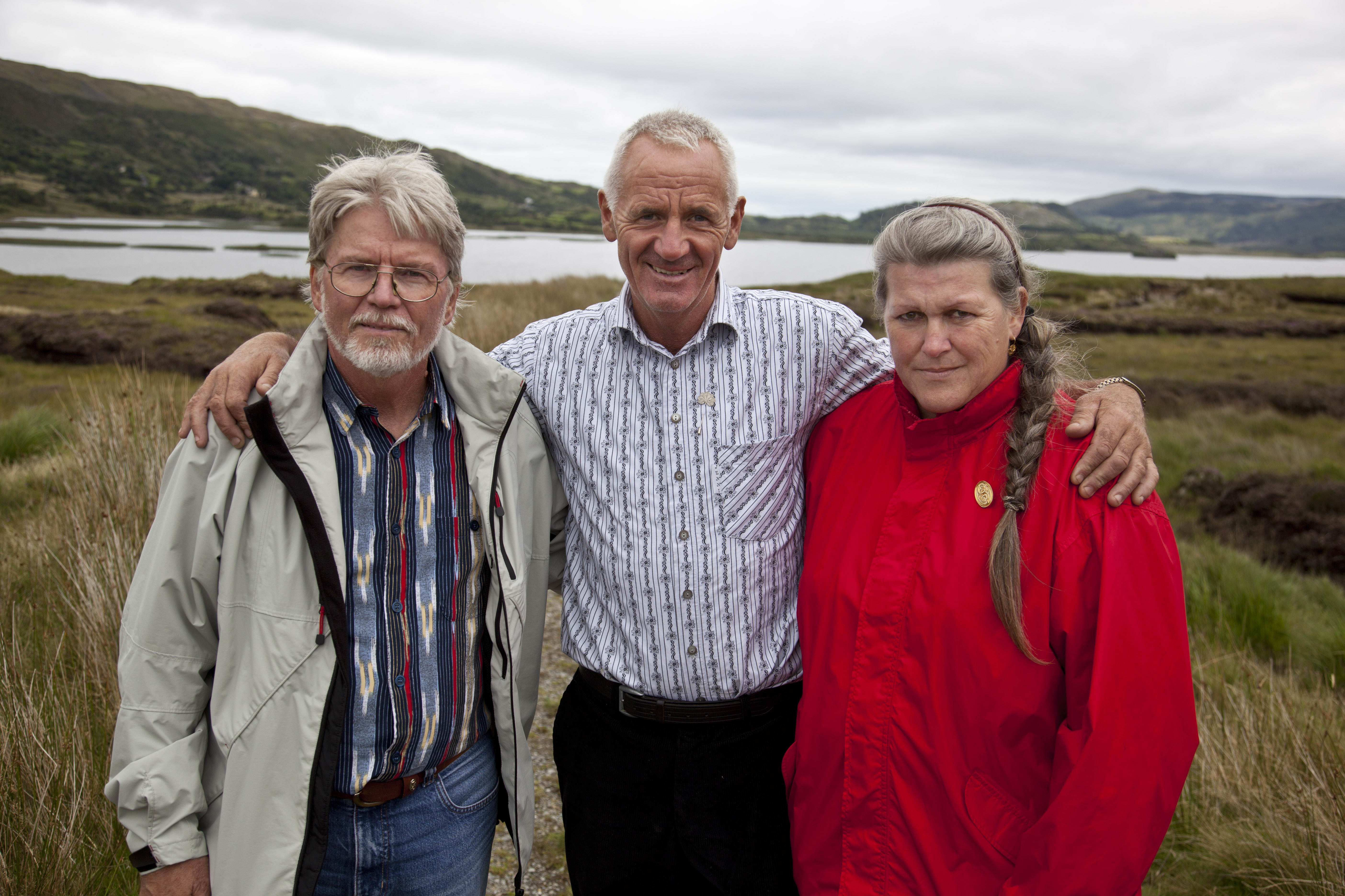 hans-peter and arlette riedo with tom connell, a connemara