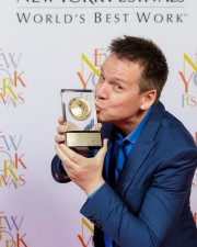 Derek Mooney , Documentary Award winner for 'Secrets of the Irish Landscape' at the 2014 New York Festivals International TV and Film Awards