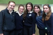 Pupils from Coláiste Chroí Mhuire, An Spidéal -  Beth Dowling, Caoimhe Ní Chonghaile, Sorcha Ní Fhrighil, Maeve Ní Churraoin, May Ní Choistealbha