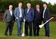 Sunday Game Cyril Farrell, Toms Mulcahy, presenters Michael Lester and Des Cahill, Brendan Cummins 10/5/2014