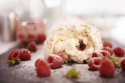 Rachel Allen: All Things Sweet raspberry meringue roulade