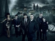 Gotham, Jada Pinkett Smith as Fish Mooney, Robin Lord Taylor as Oswald Cobblepot/ The Penguin, Camren Bicondova as Selina Kyle (Future Catwoman), Cory Michael Smith as Edward Nygma (Future Riddler),   Donal Logue as Detective Harvey Bullock, Ben McKenzie as Detective James Gordon, Sean Pertwee as Alfred Pennyworth and David Mazouz as Bruce Wayne. Gotham Season 1  Image format: Hi-Res RGB  Copyright Year: 2014