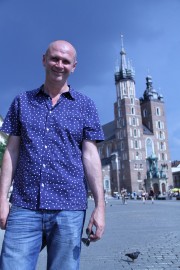 Joe Lindsay, in Krakow on Getaways