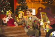 Repro Free: 28/11/2014 Ryan Tubridy pictured during the opening performance of the RTÉ Late Late Toy Show 2014 with a medley of songs from Chitty Chitty Bang Bang. Picture Andres Poveda