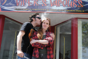 Chris Tordoff as 'The Viper' with Susan Loughnane, Hardy Bucks S