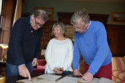 Derry Clarke with Lord & Lady Dunleath in Ballywalter Park, Lord