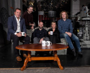 Pictured (L-R) Dermot Rigley, Commercial Manager, RTE Sport, Ciaran Murphy, Eoin McDevitt and Ken Early from Second Captains with Jane Chmara, Marketing Manager, Mars Ireland