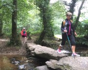 THE WALK OF LIFE -  A Would You Believe? Special Liz and Marianne crossing river 2