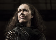 Derbhle Crotty as Henry IV in DruidShakespeare photo by Matthew Thompson