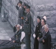 Nationwide - 1916 VETERAN JOE GAHAN SALUTE IN 1966 AT GARDEN OF REMEMBRANCE