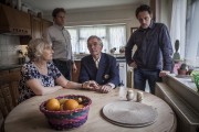 Unforgotten -PICTURE SHOWS: Claire Slater (GEMMA JONES), Matt Slater (ADAM ASTILL), Eric Slater (TOM COURTENAY) and Les Slater (DOMINIC POWER)