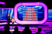 I've got your back: Simon Delaney explains the prize ladder to Katelyn Rose Slevin on I've Got Your Back, Tuesday 28th June, RT+ë2, 12pm