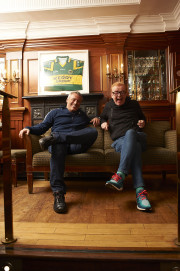Top Gear: Series 23 - Picture Shows: Chris and Matt in an hotel in Killarney
