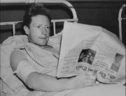 Fortune's Wheel: Bill Stephens reads Irish Times in hospital 12Nov1951