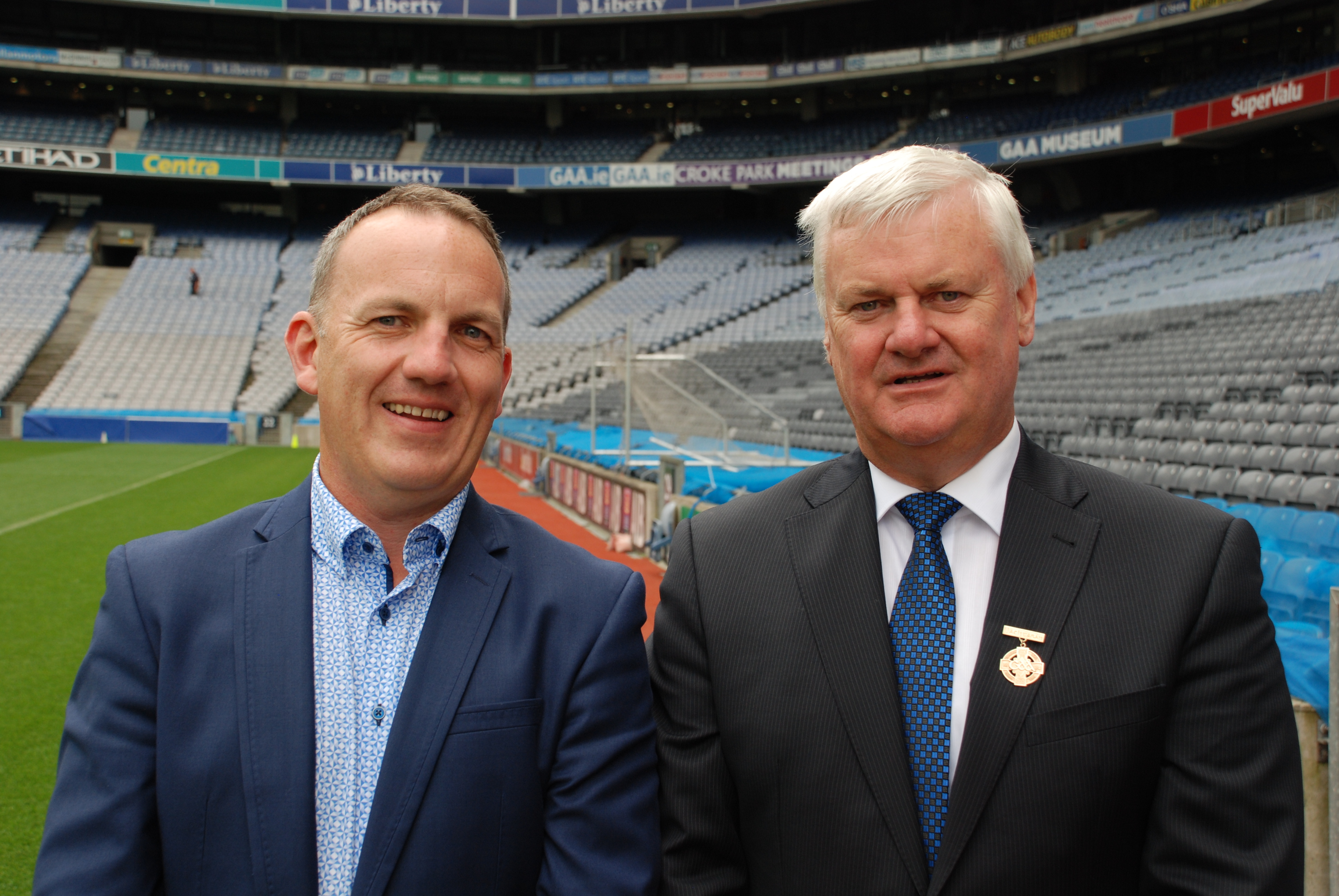 Rte Commentator Garry Mac Donncha And Gaa President Aogan O Fearghail Rte Presspack