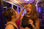 Can't Cope, Won't Cope - Nika McGuigan (Danielle) applies make-up to Séana Kerslake (Aisling)