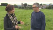 Ear to the Ground. Presenter Ella McSweeney with dairy farmer Gerry Hennessy