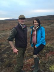 (09)Ear to the Ground (final programme Tuesday 28th Feb ) presenter Ella McSweeney with John Carslake - NARGC Gamekeeper)