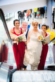 Celina on escalator, Don't Tell The Bride, Series 7 episode 5