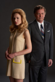 Matthew Perry as Edward “Ted” Kennedy and Kristen Hager as Joan Kennedy - - The Kennedy's After Camelot