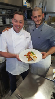 Neven's Italian Food Trails, final programme. Neven with chef Vincenzo Incoronato of Soul and Fish in Sorrento