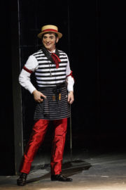 Bruno Taddio as Figaro in The Barber of Seville