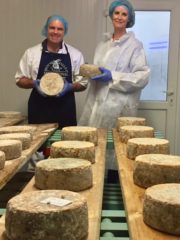 Ear to the Ground presenter Helen Carroll and cheese maker Michael Finnegan(prog eight, Thursday January 4th)