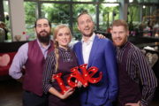 First Dates Ireland l-r - Ethan Miles, Alice Marr, Mateo Saina and Pete Ungless 3