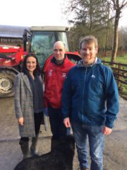 (07)Ear to the Ground, Thursday February 15th. Presenter Ella McSweeney,farmer Colm Stenson, and Fintan Kelly of Birdwatch Ireland