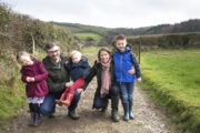 Big Week on the Farm Gillian and Neil O’Sullivan and their children Fionn (6), Hannah (4) and Tim (2) 793A5389