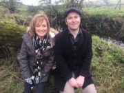 Nationwide - Mary Kennedy with Garret Carr who walked the whole border