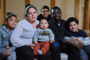 The Rotunda - Nicola, Emmanuel and family with baby Lar