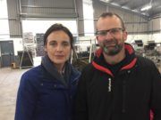 Ear to the Ground, programme four, Thursday November 22nd. Presenter Ella McSweeney with oyster farmer Damien Reid