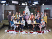 Neighbours cast celebrate Christmas