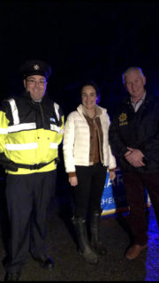 Garda Sean O'Mahony, presenter Ella McSweeney and Supt. Martin Walker (06)Ear to the Ground, programme 14, Thursday February 7th. (Wildlife Crime story).jpg