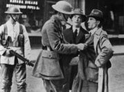 The Irish Revolution - BritishOfficerSearchingACivilianForArmsDublinCirca1916-1920