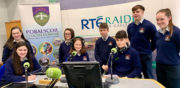 Pupils from Pobalscoil Ghaoth Dobhair