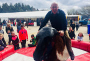 Seán Bán Breathnach at the Randox Health Grand National Family Fun Day 2018