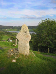 Stone Cross at Ráth Cnó - Churchtown on Slí Cholmcille