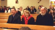 Oliver Callan at mass with parents - Divorcing God RTE One