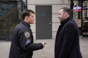 Pictured: Will Estes, Donnie Wahlberg..  Blue Bloods. Sereis 9, Ep 14.BLU-epi914-1866bi