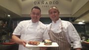 Neven with Chef Pedro Román of Cañadío restaurant in Santander. Neven's Spanish Food Trails