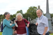 DOC Dog admires Gray.Theresa Barnett, Mollyo, Gray Cahill and Sean Carthy. Photo credit Michael LawlessRTÉ