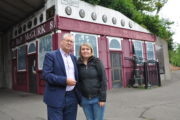 Joe Duffy & Freya McClements outside McGurks - Chidlren of the Troubles